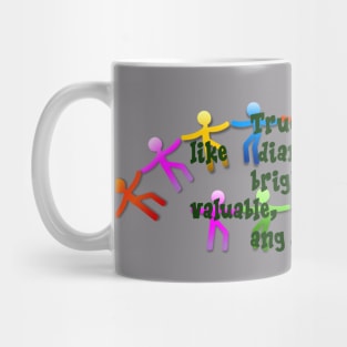 nice positive quotes friends Mug